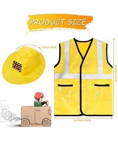 Construction Worker Costume Engineering Dress up Role Play Kit Set for Kids Birthday Theme Party Halloween Cosplay for Kids A...