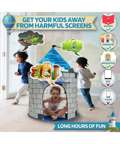 Pack n Play Tent for Boys and Girls - Castle Kids Play Tent for Indoor $42.97 Kids' Play Tents & Tunnels