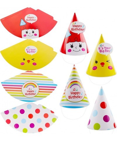 30 Pieces Rainbow Birthday Party Hats Birthday Party Cone Hats Art Craft Caps Birthday Party Hats for Kids Adults $23.21 Kids...