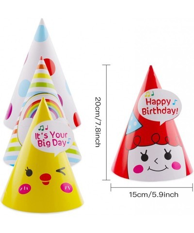 30 Pieces Rainbow Birthday Party Hats Birthday Party Cone Hats Art Craft Caps Birthday Party Hats for Kids Adults $23.21 Kids...