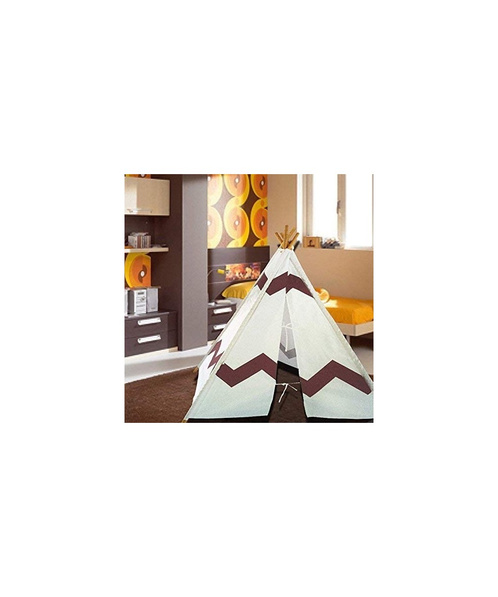 Children's Canvas Tepee Set with Travel Case - Navajo Brown $60.21 Kids' Playhouses