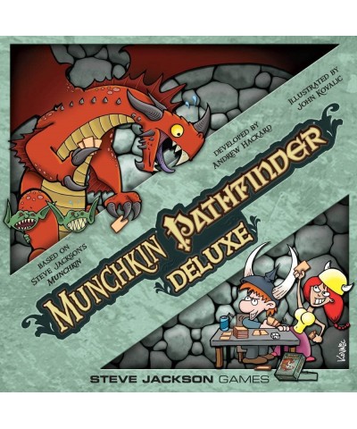 Munchkin Pathfinder Deluxe Board Game (Base Game) | Board Game for Adults Kids & Family | Fantasy Adventure RPG | Ages 10+ | ...