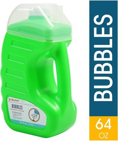 64 Ounce Bubble Solution Refil (Up to 5 Gallon) - Big Bubble Solution Concentrated Solution for Bubble Machine Bubble Gun Gia...