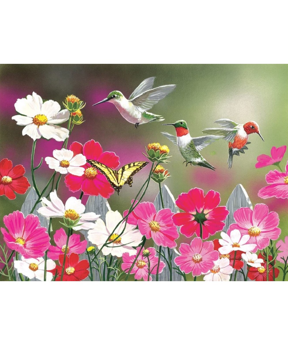 Cosmos and Hummingbirds 500 pc Jigsaw Puzzle $26.81 Jigsaw Puzzles