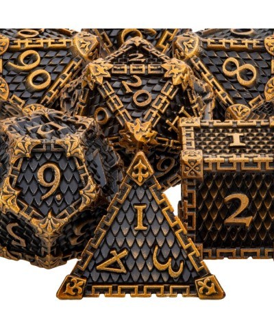 Dungeons and Dragons Dice DND Metal Dice Set RPG Role Playing Dice D and D Dice Polyhedral Dice for Warhammer Pathfinder Boar...