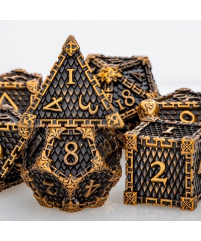 Dungeons and Dragons Dice DND Metal Dice Set RPG Role Playing Dice D and D Dice Polyhedral Dice for Warhammer Pathfinder Boar...