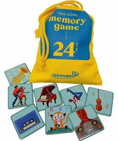 Upbounders- Musical Crossroads - Memory Matching Game for Toddlers - 24 Playing Card Pairs - Sweet Music Game Kids - Piano Si...