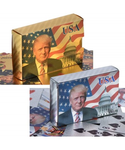 Donald Trump Playing Cards - of Waterproof Poker Cards for Game for Table Games Good Gift for Friends Men Boyfriends $24.83 C...