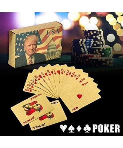 Donald Trump Playing Cards - of Waterproof Poker Cards for Game for Table Games Good Gift for Friends Men Boyfriends $24.83 C...