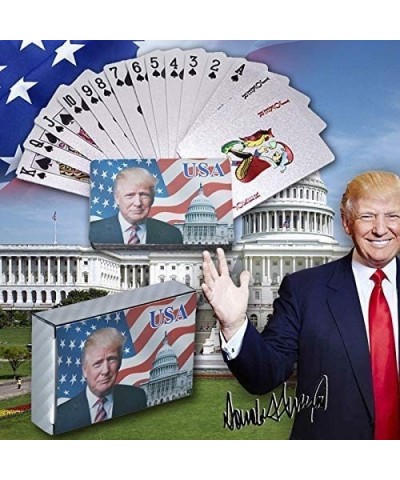 Donald Trump Playing Cards - of Waterproof Poker Cards for Game for Table Games Good Gift for Friends Men Boyfriends $24.83 C...