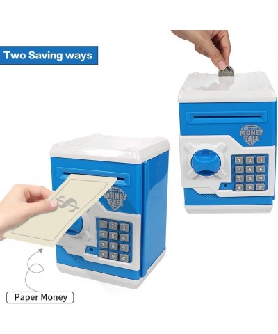 Cartoon Electronic ATM Password Piggy Banks New Great Gift Toy for Children Kids Can Auto Scroll Paper Money for Children Fun...