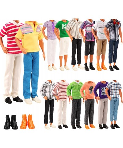 Lot 8 Items Doll Clothes for Ken Doll Include Random 3 pcs Casual Wear + 3 Pcs Dolls Pants +2 Shoes … $18.51 Doll Accessories