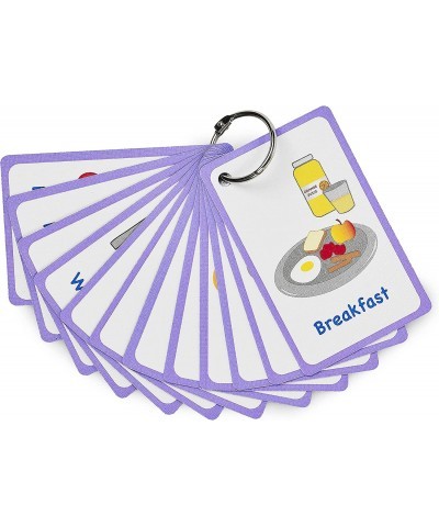 My Meal and Snacks Cards 12 Flash Cards for Visual aid Special Ed Speech Delay Non Verbal Children and Adults with Autism or ...