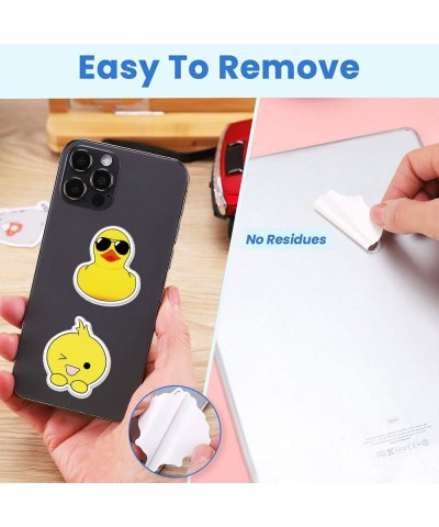 Duck Stickers | 50pcs Cute Yellow Rubber Duck Stickers for Water Bottles Phone Laptop Book - Vinyl Waterproof Duck Decal Duck...