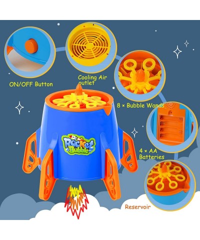 Bubble Machine Automatic Rocket Bubble Maker Blower 3000+ Bubbles Per Minute for Kids Outdoor Party $40.01 Bubble Blowing Pro...