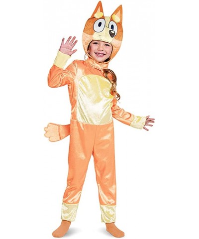 Bingo Costume for Kids Official Bluey Character Outfit with Jumpsuit and Mask Classic Toddler $35.64 Kids' Costumes