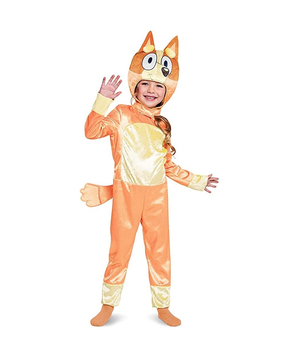 Bingo Costume for Kids Official Bluey Character Outfit with Jumpsuit and Mask Classic Toddler $35.64 Kids' Costumes