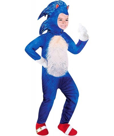 Kids Pretend Play Cartoon Jumpsuit for Boys Girls Halloween Cosplay Hedgehog Costume $47.60 Kids' Costumes