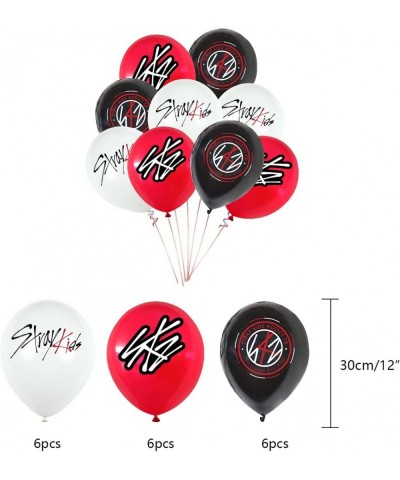 STRAY-KIDS Birthday Party Supplies STRAY-KIDS Birthday Decorations Gift Set - STRAY-KIDS Banner 18PCS Balloons Cake Toppers 2...