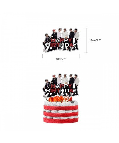 STRAY-KIDS Birthday Party Supplies STRAY-KIDS Birthday Decorations Gift Set - STRAY-KIDS Banner 18PCS Balloons Cake Toppers 2...