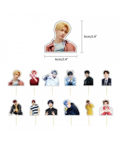 STRAY-KIDS Birthday Party Supplies STRAY-KIDS Birthday Decorations Gift Set - STRAY-KIDS Banner 18PCS Balloons Cake Toppers 2...