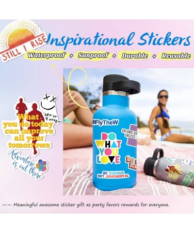 100 PCS Inspirational Stickers for Water Bottles Planner Quotes Motivational Stickers Pack for Teens Adults Postive Affirmati...