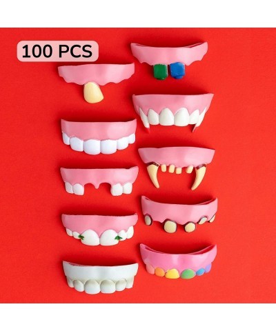 Bulk Toys - Fake Teeth - 100 Pcs Funny Teeth - Halloween Fake Teeth for Party Favors for Kids - Easter Egg Fillers - Goodie B...