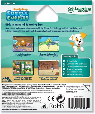 Learning Game: Bubble Guppies $45.95 Electronic Learning & Education Toys