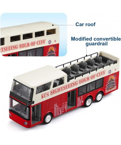 Remote Control Double-Decker Sightseeing Bus 2.4G 1/18 RC Car Electronic Vehicles Opening Doors and Acceleration Function Tru...