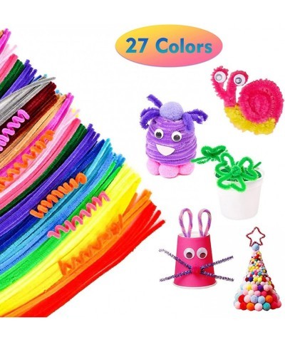 360 Pieces Pipe Cleaners 27 Colors Chenille Stems for DIY Art and Creative Crafts Decorations Children's Craft Supplies (6 mm...