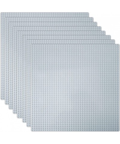 8Pcs Building Baseplates Classic Base Plates for Building Bricks 10''x10'' 100% Compatible with Major Brands(Gray) $30.32 Toy...