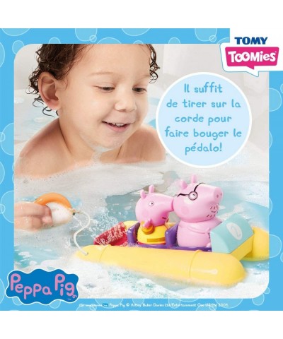 Tomy Peppa Pig Pull and Go Pedalo Baby Bath Toys Kids Bath Toys for Water Play Fun Bath Accessories for Babies & Toddlers Sui...