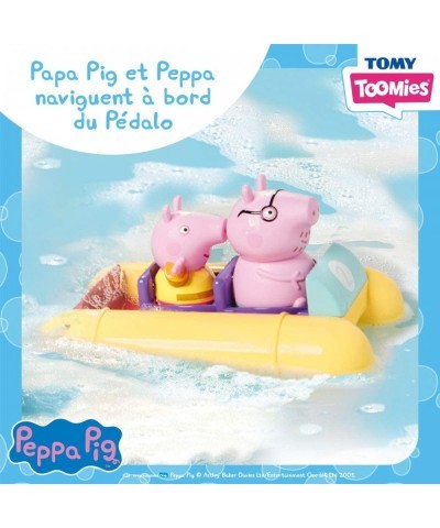 Tomy Peppa Pig Pull and Go Pedalo Baby Bath Toys Kids Bath Toys for Water Play Fun Bath Accessories for Babies & Toddlers Sui...