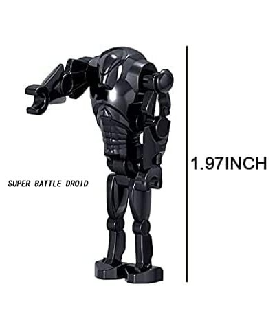 Battle Robots Army Set of 24 Pieces Block Action Figure Robots with Weapon Toys Gift for Boys $32.83 Action Figures