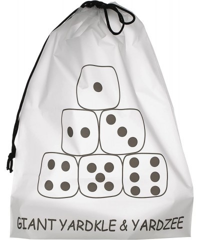 4 Inch Jumbo Foam Dice Set of 6 Yard Outdoor Games for Adults and Family Includes Elegant Carry Bag and Scoresheets $43.54 Ga...