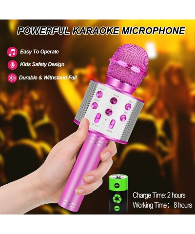 Kids Toys for 3-14 Year Old Girls Gifts Karaoke Microphone Machine for Kids Toddler Toys Age 4-12 Christmas Birthday Valentin...