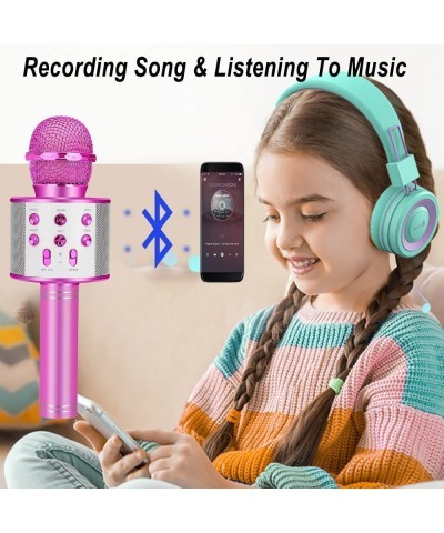 Kids Toys for 3-14 Year Old Girls Gifts Karaoke Microphone Machine for Kids Toddler Toys Age 4-12 Christmas Birthday Valentin...