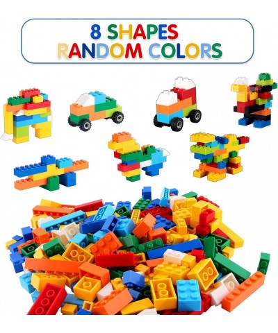 Building Bricks 1500 Pieces Basic Classic Building Blocks Random Colors 8 Shapes 1500Pcs Bulk Building Bricks for Kids Age 3+...