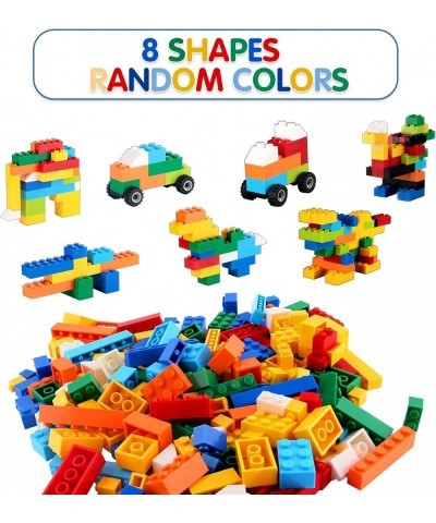 Building Bricks 1500 Pieces Basic Classic Building Blocks Random Colors 8 Shapes 1500Pcs Bulk Building Bricks for Kids Age 3+...