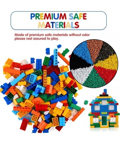 Building Bricks 1500 Pieces Basic Classic Building Blocks Random Colors 8 Shapes 1500Pcs Bulk Building Bricks for Kids Age 3+...