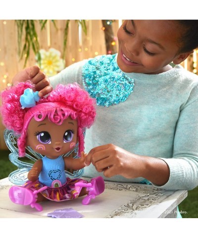 GloPixies Doll Gabi Glitter Glowing Pixie Doll Toy for Kids Ages 3 and Up Interactive 10.5-inch Doll Glows with Pretend Feedi...