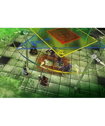 Premium Printed Elevated RPG Damage & Spell Template for TTRPG $52.06 Game Accessories