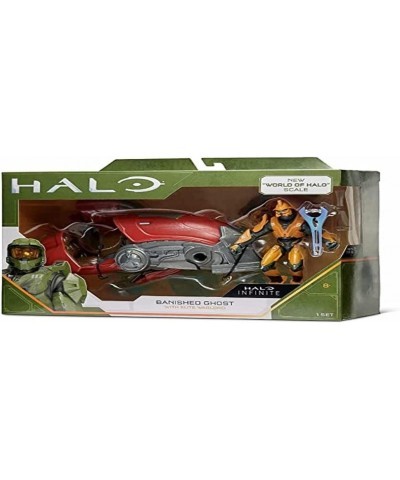 4" “World of Halo” Figure and Vehicle – Banished Ghost with Elite Warlord $57.68 Action Figures