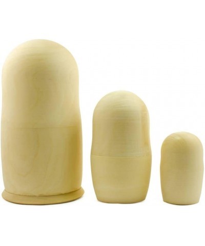 Set of 3 Unpainted Blank Wooden Nesting Dolls 7 Inches $47.54 Nesting Dolls