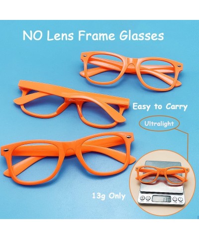 8/20 Packs Kids/ Adult Frame Only No Lens Orange/ Multicolor Glasses Party Favors Supplies $35.04 Kids' Party Favor Sets