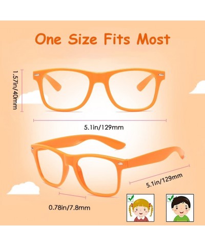 8/20 Packs Kids/ Adult Frame Only No Lens Orange/ Multicolor Glasses Party Favors Supplies $35.04 Kids' Party Favor Sets