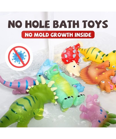 No Hole Baby Dinosaur Bath Toys for Toddler 12 PCS Mold Free Kids Bathtub Pool Toys $43.72 Bathtub Toys