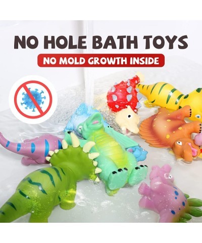 No Hole Baby Dinosaur Bath Toys for Toddler 12 PCS Mold Free Kids Bathtub Pool Toys $43.72 Bathtub Toys