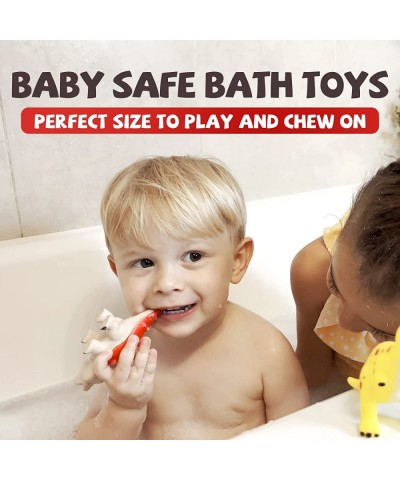 No Hole Baby Dinosaur Bath Toys for Toddler 12 PCS Mold Free Kids Bathtub Pool Toys $43.72 Bathtub Toys