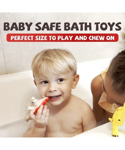 No Hole Baby Dinosaur Bath Toys for Toddler 12 PCS Mold Free Kids Bathtub Pool Toys $43.72 Bathtub Toys